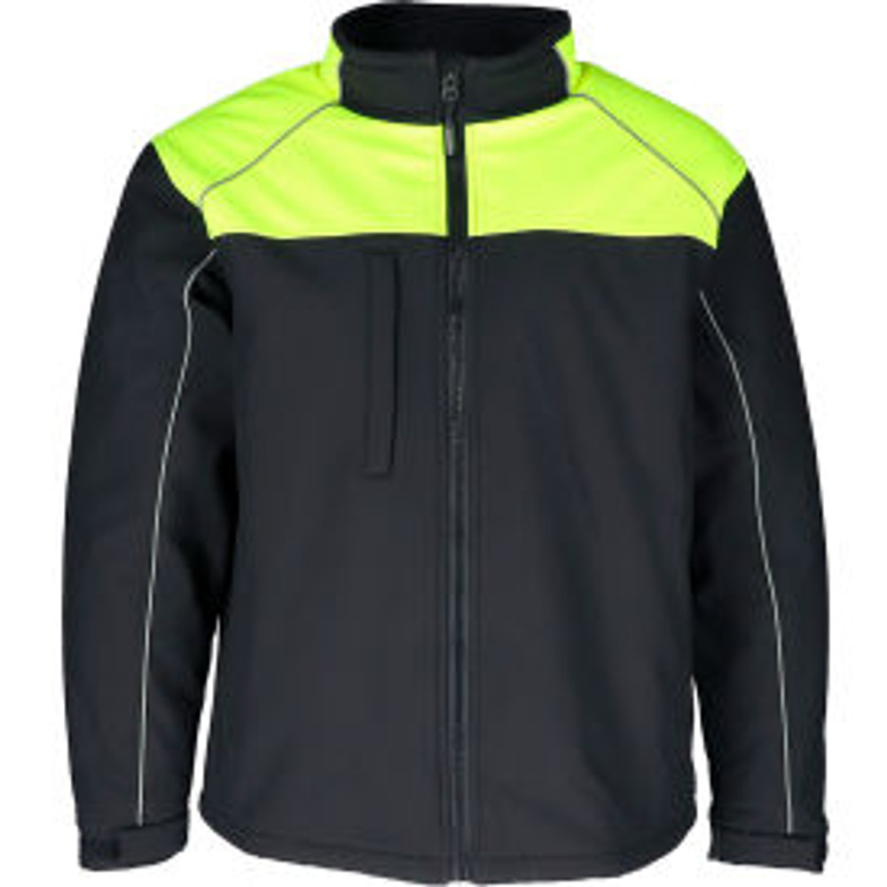 RefrigiWear® ErgoForce® Men's Waterproof Insulated Jacket 2XL Black p/n 8043RBLK2XL