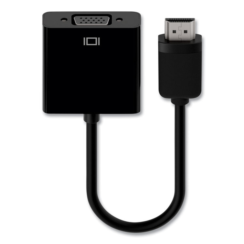 BELKIN COMPONENTS F2CD058 HDMI to VGA + 3.5mm Audio Adapter, 5", Black