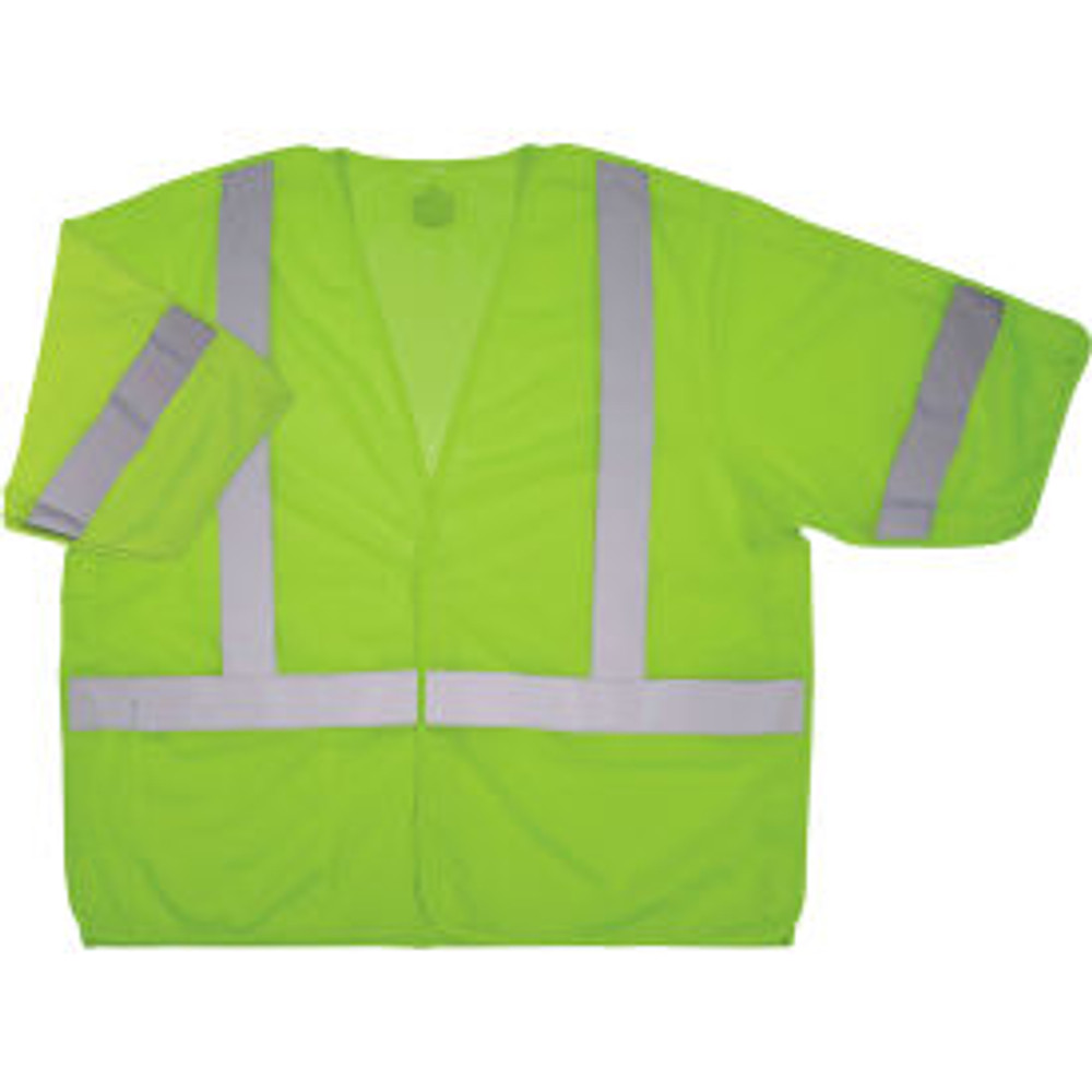 Ergodyne® GloWear® 8315BA Hi-Vis Breakaway Safety Vest ANSI Class 3 2XL/3XL Lime p/n 23057