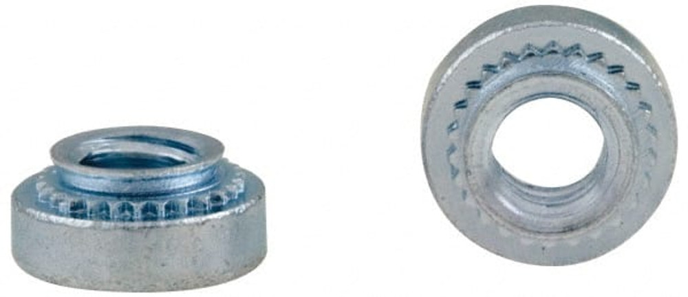 Value Collection IES-0420-2 1/4-20, 0.0909" Min Panel Thickness, Round Head, Clinch Captive Nut