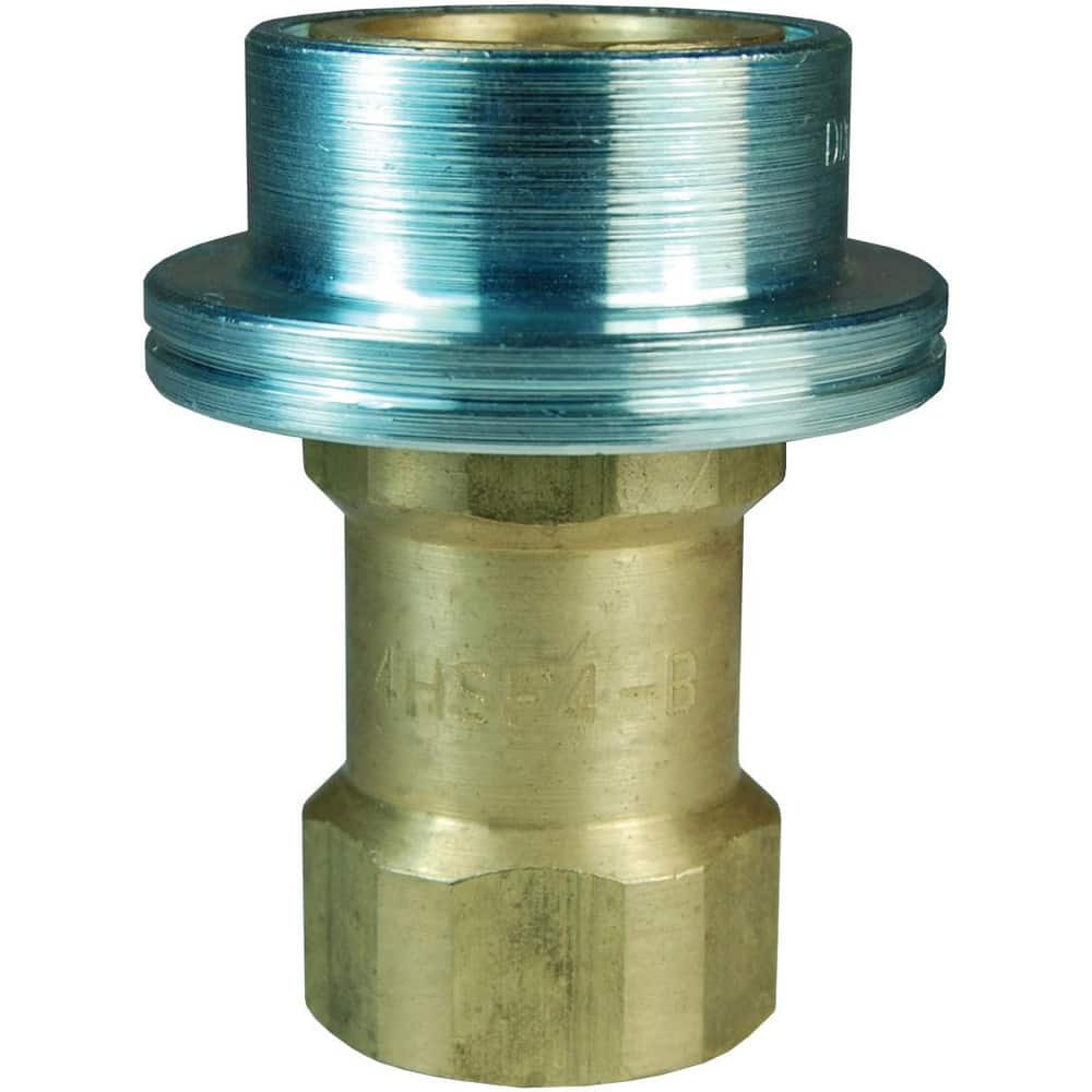 Dixon Valve & Coupling 6HSF6-B Hydraulic Hose Fittings & Couplings; Type: HS-Series ISO-B Steam Interchange Female Coupler ; Fitting Type: Coupler ; Hose Inside Diameter (Decimal Inch): 0.7500 ; Hose Size: 3/4 ; Material: Brass ; Thread Type: NPTF