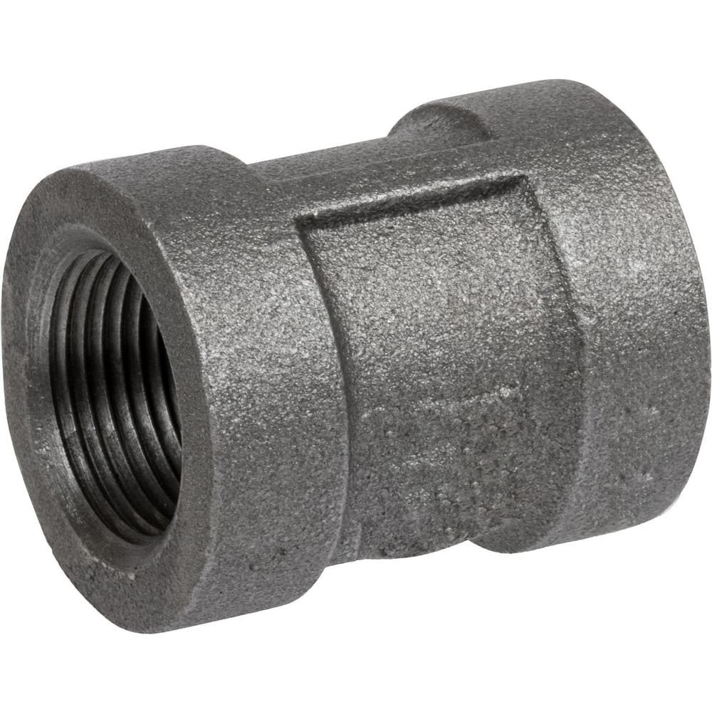 USA Industrials ZUSA-PF-20493 Black Pipe Fittings; Fitting Type: Coupling ; Fitting Size: 3" ; End Connections: NPT ; Material: Iron ; Classification: 300 ; Fitting Shape: Straight