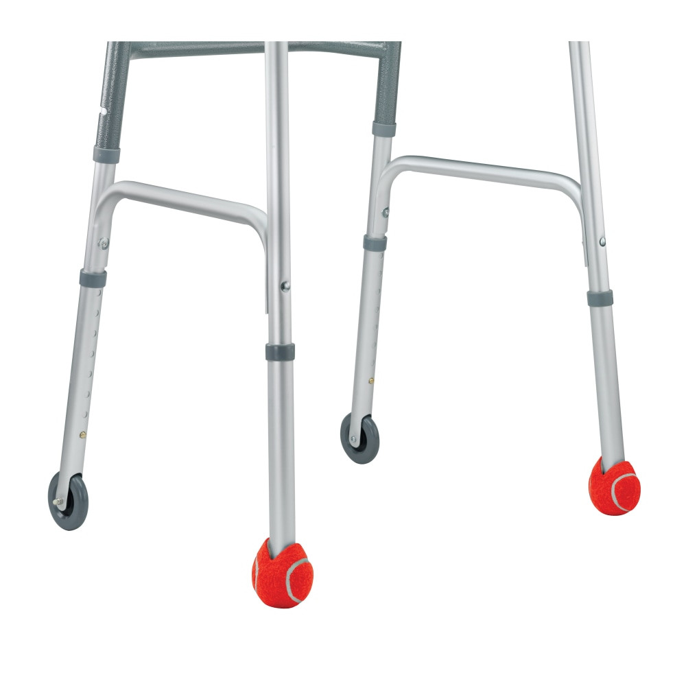MABIS HEALTHCARE, INC. 510-1035-0800 Walkerballs Walker Tennis Ball Glides, Red, Pack Of 2