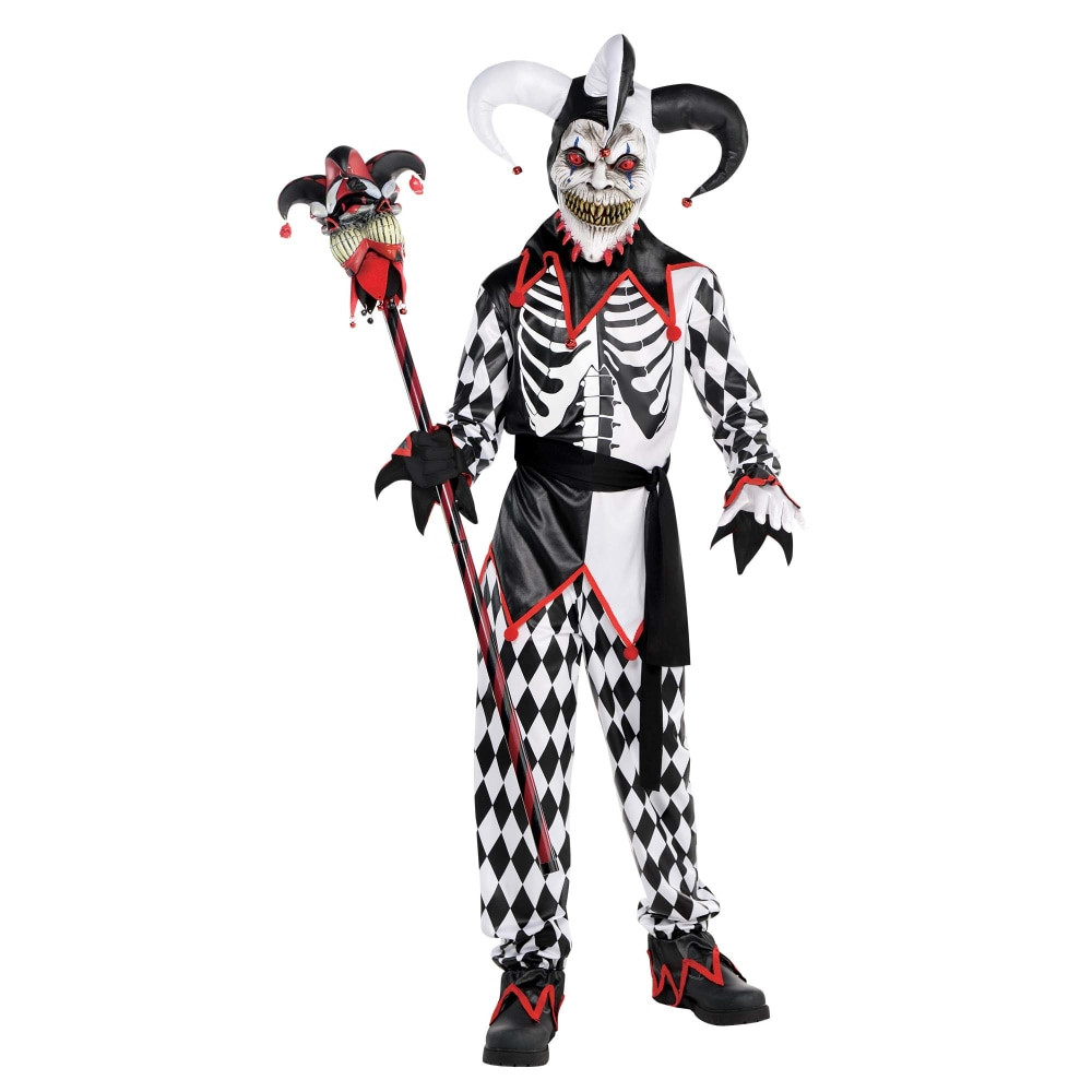 PARTY CITY CORPORATION 847690 Amscan Sinister Jester Boys Halloween Costume, Small