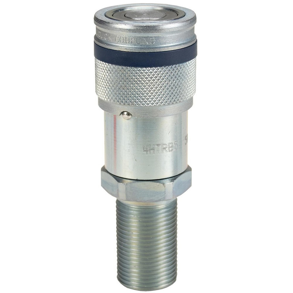 Dixon Valve & Coupling HT5F6 Hydraulic Hose Fittings & Couplings; Type: HT-Series Flushface Female Threaded Plug ; Fitting Type: Female Plug ; Hose Inside Diameter (Decimal Inch): 0.7500 ; Hose Size: 3/4 ; Material: Steel ; Thread Type: NPTF