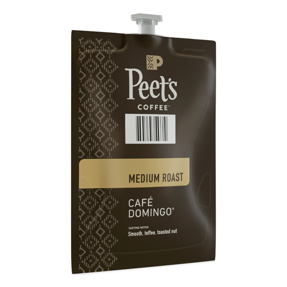 PEETS Peet's Coffee & Tea® LPC00262 FLAVIA Ground Coffee Freshpacks, Cafe Domingo Blend, 0.35 oz Freshpack, 76/Carton