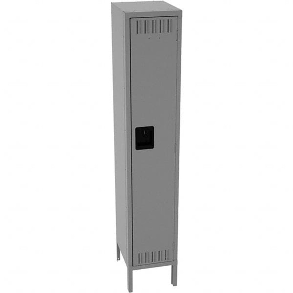 Tennsco STK-121260-1MGY 1-Wide Locker: 11" Deep,