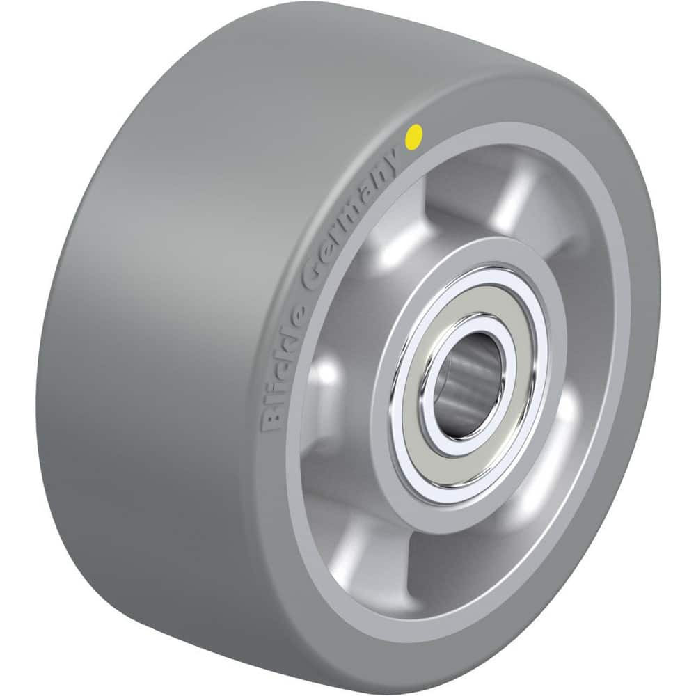 Blickle 936456 Caster Wheels; Wheel Type: Rigid; Swivel ; Load Capacity: 990 ; Bearing Type: Ball ; Wheel Core Material: Die-Cast Aluminium ; Wheel Material: Polyurethane ; Wheel Color: Dark Gray