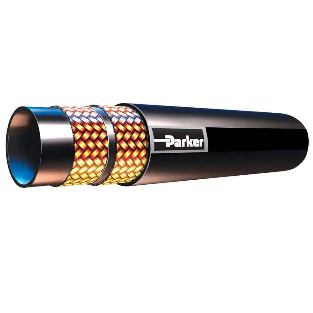 Parker 471TC-4-RL -4 Hose Size, 1/4" ID x 0.51" OD, 5,000 psi Work Pressure Hydraulic Hose