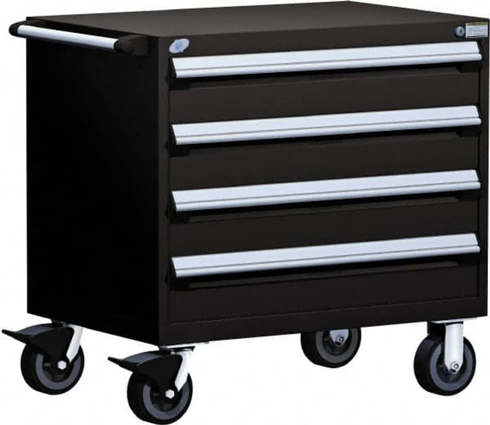 Rousseau Metal R5BEE-2803-091 Steel Tool Roller Cabinet: 4 Drawers