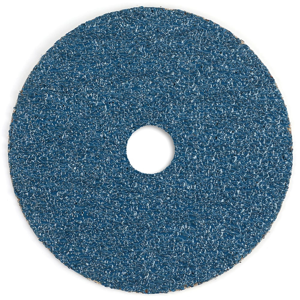 Superior Abrasives A008899 Fiber Disc:  7" Disc Dia, 7/8" Hole, Arbor Hole, 36 Grit, Zirconia Alumina