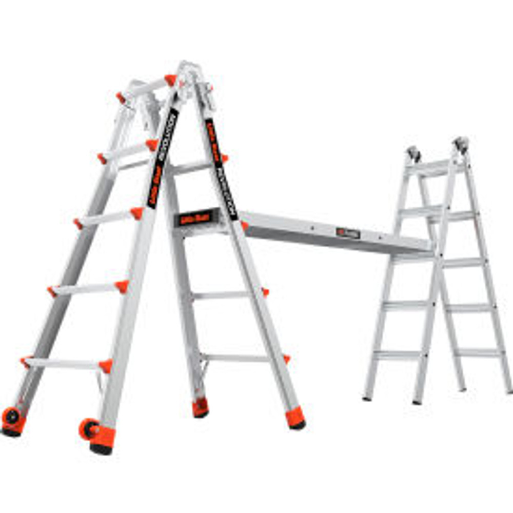 Little Giant Ladders Little Giant® Revolution 2.0 Articulated Extendable Ladder Aluminum 5' Type IA 300 lb. Cap. p/n 13122-001