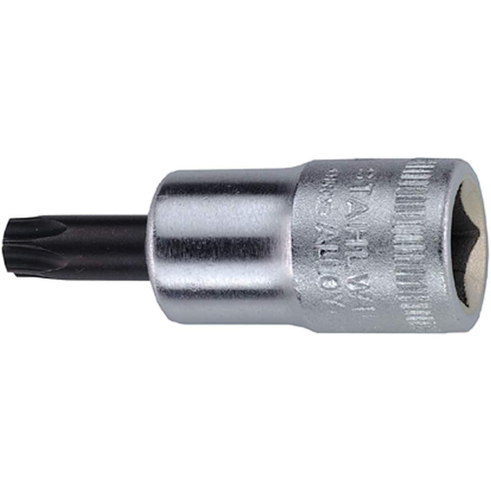 Stahlwille 02100030 Hand Hex & Torx Bit Sockets; Socket Type: Torx Bit Socket ; Drive Size (Fractional Inch): 3/8 ; Hex Size (mm): 0.000 ; Torx Size: T30 ; Bit Length (mm): 17.00 ; Insulated: No