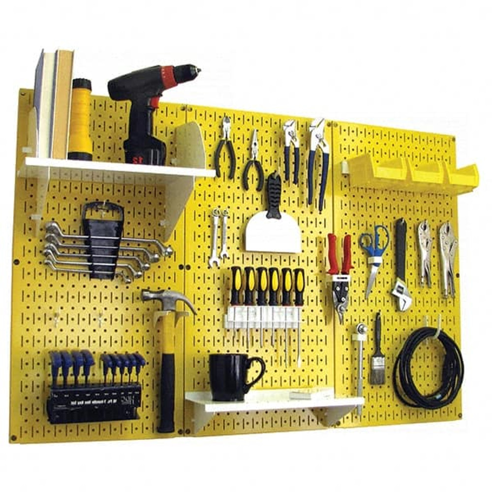 Wall Control 35IWRK-400-YW 48 x 32" Metal Pegboard Kit