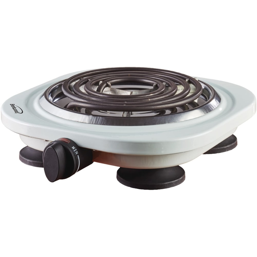 BRENTWOOD APPLIANCES, INC. TS-321W Brentwood TS-321W 1000w Single Electric Burner, White - Burner