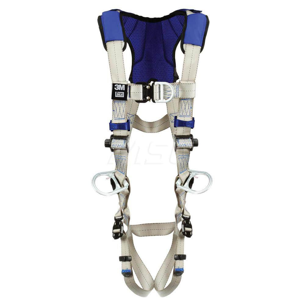 DBI-SALA 7012817501 Fall Protection Harnesses: 420 Lb, Vest Style, Size Medium, For Climbing & Positioning, Back Front & Hips