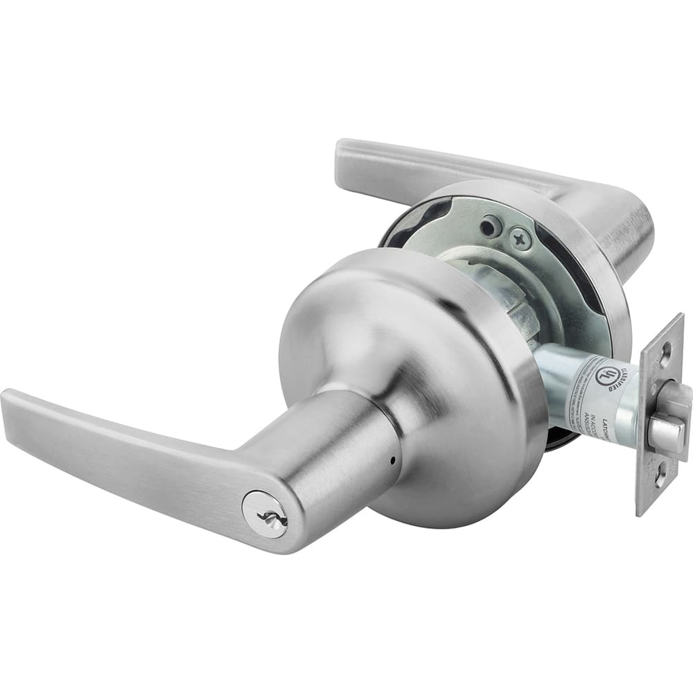 Yale 085245 Lockset: Use with 1-3/4" Thick Doors, Satin Chrome Finish