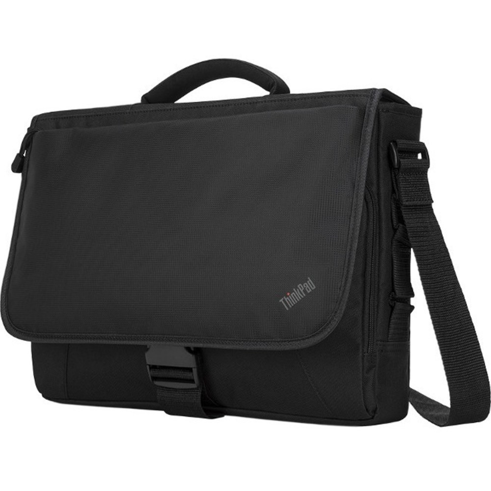 LENOVO, INC. Lenovo 4X40Y95215  Carrying Case (Messenger) for 15.6in Notebook - Black - Water Resistant - Nylon - Polyester Exterior Material - Shoulder Strap, Handle - 11in Height x 15.7in Width x 2.5in Depth