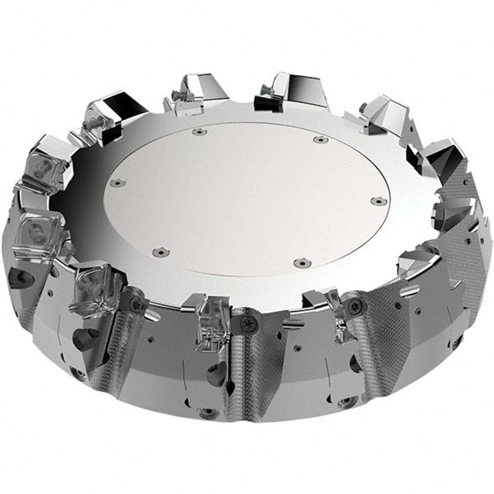 Seco 03167772 250mm Cut Diam, 60mm Arbor Hole, 11mm Max Depth of Cut, 71° Indexable Chamfer & Angle Face Mill