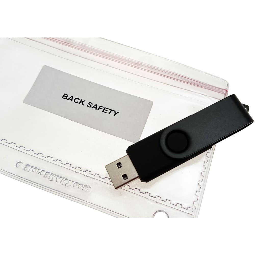 Marcom V000043UEM Multimedia Training Kits & Packages; Kit Type: Multimedia Training ; Topic: Back Safety ; Language: English ; Training Program Title: Back Safety ; Media Format: USB ; Run Time: 15min