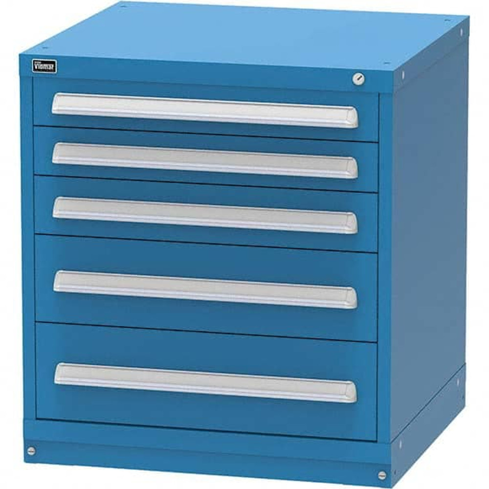 Vidmar SEP1016AL-BB 5 Drawer Bright Blue Steel Modular Storage Cabinet