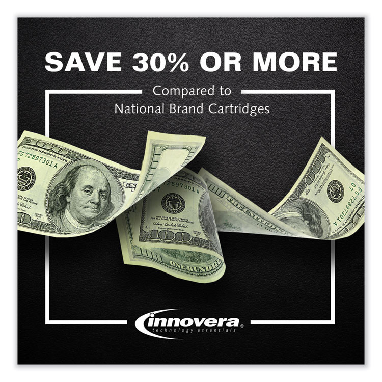 INNOVERA W2020X Remanufactured W2020X Black High-Yield Toner, Replacement for 414X (W2020X), 7,500 Page-Yield