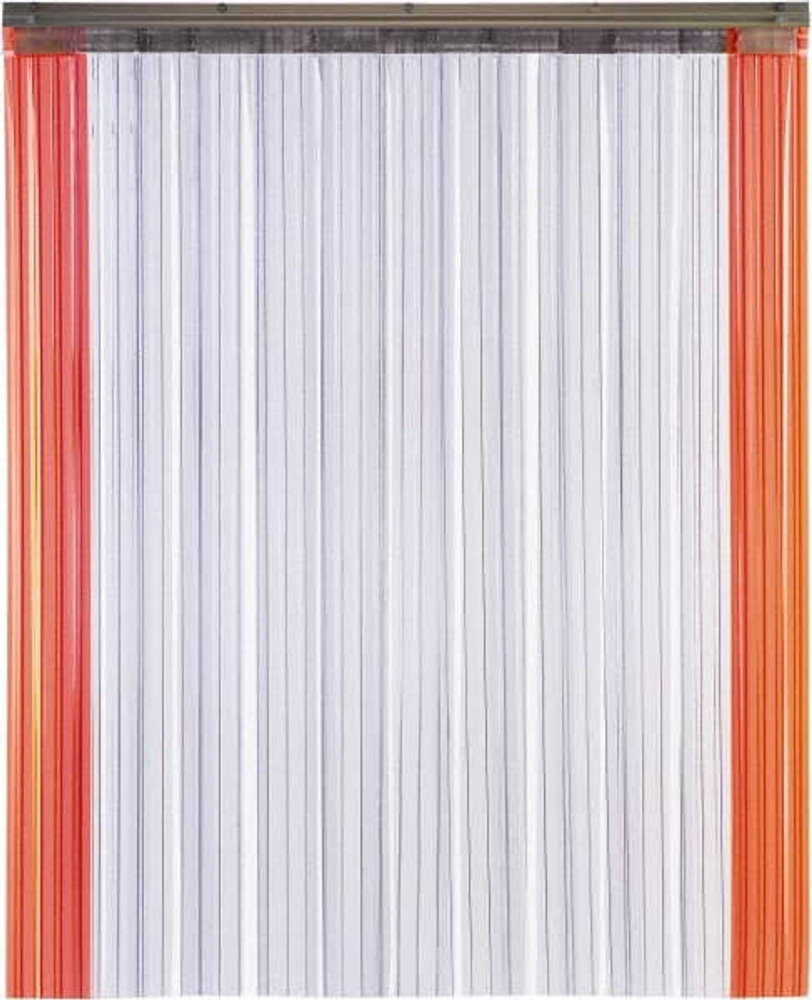 TMI, LLC SD20-12A-12X12 12' Door Width x 12' Door Height PVC Ribbed with Reinforced Bonded Bead (Style) Armor Bond Strip Door Kit