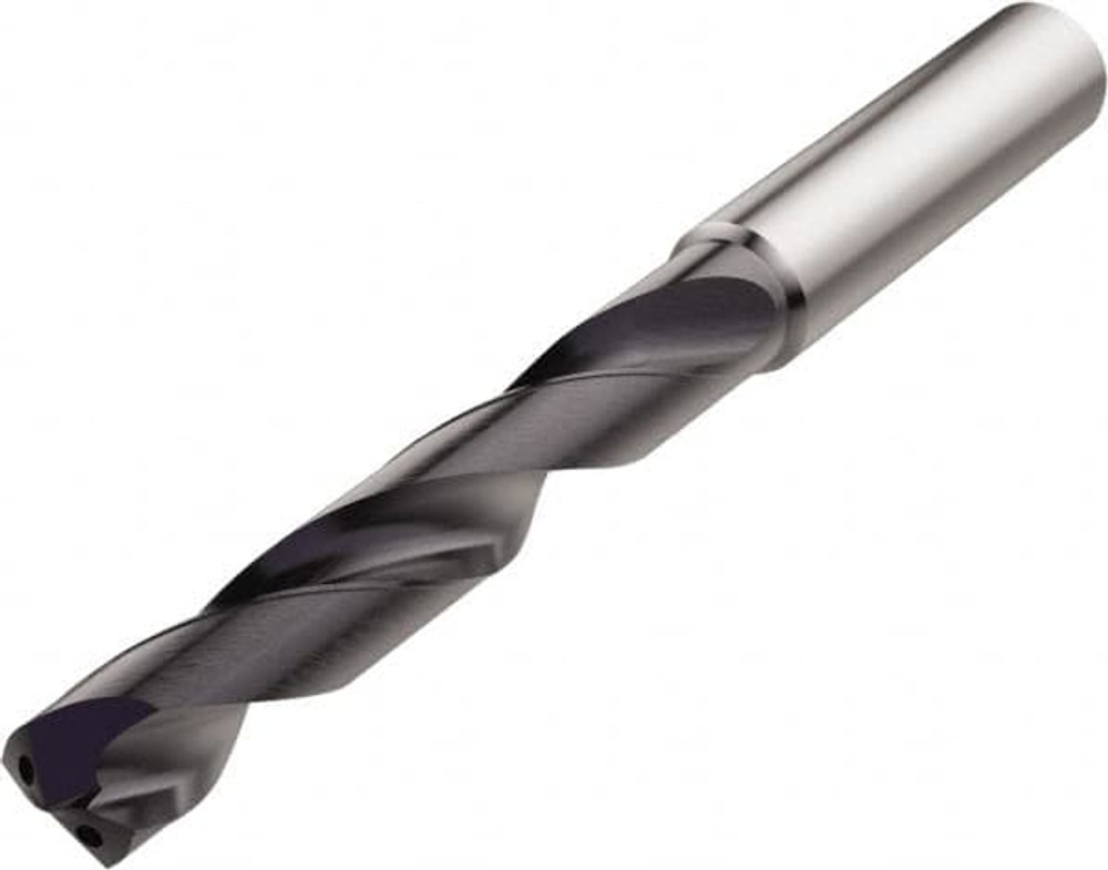 Seco 03046350 Jobber Length Drill Bit: 17/32" Dia, 140 °, Solid Carbide