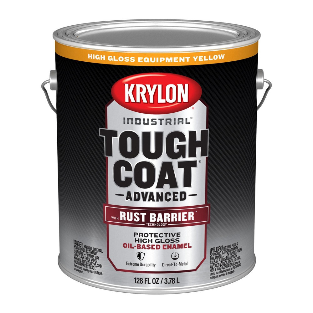 Krylon K00481008 Paints; Product Type: Rust Preventative ; Color Family: Yellow ; Color: Equipment Yellow ; Finish: Gloss ; Applicable Material: Steel; Wood; Metal ; Indoor/Outdoor: Indoor; Outdoor