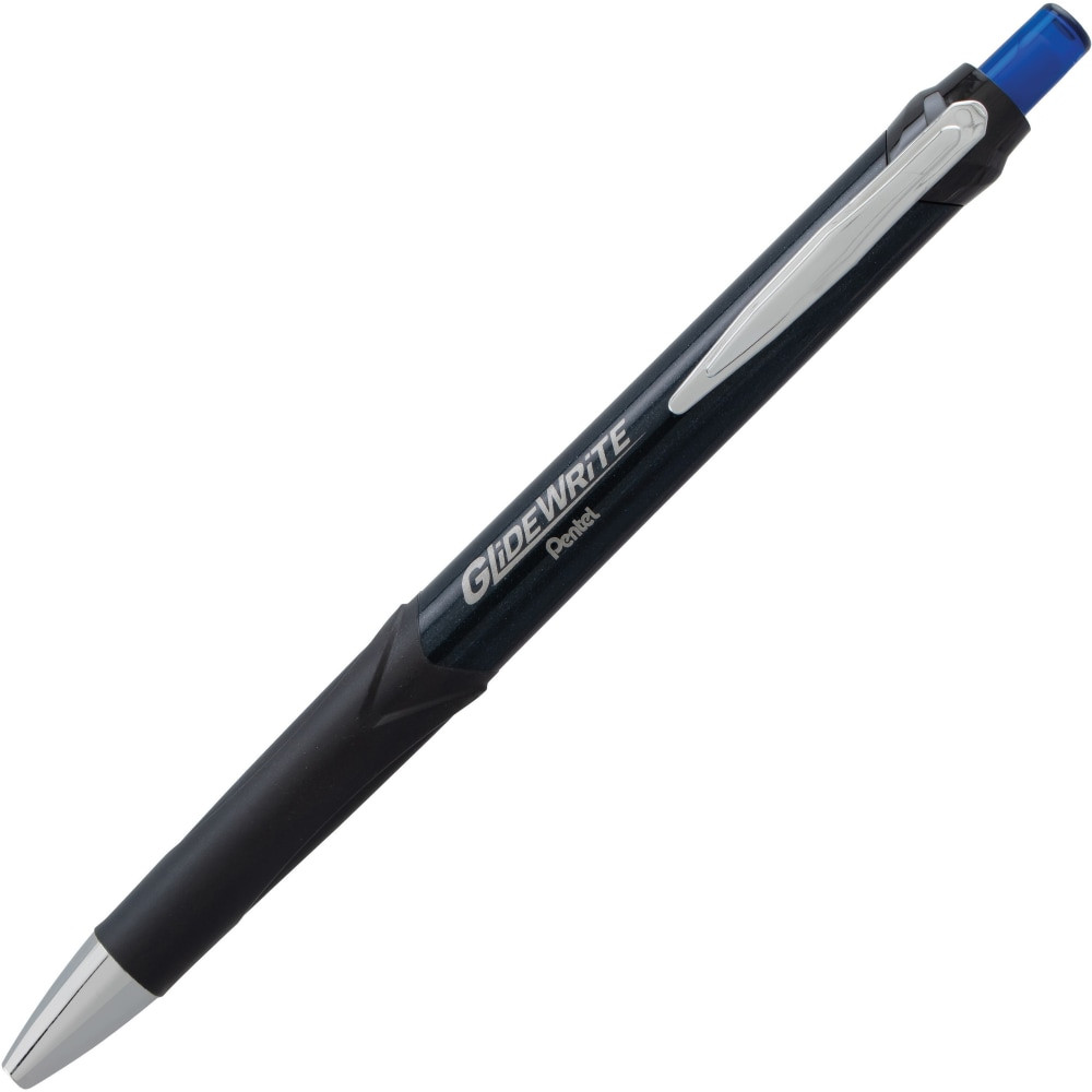 PENTEL OF AMERICA, LTD. Pentel BX930AC  GlideWrite Signature Gel Ballpoint Pen - 1 mm Pen Point Size - Blue Gel-based Ink - 1 Dozen