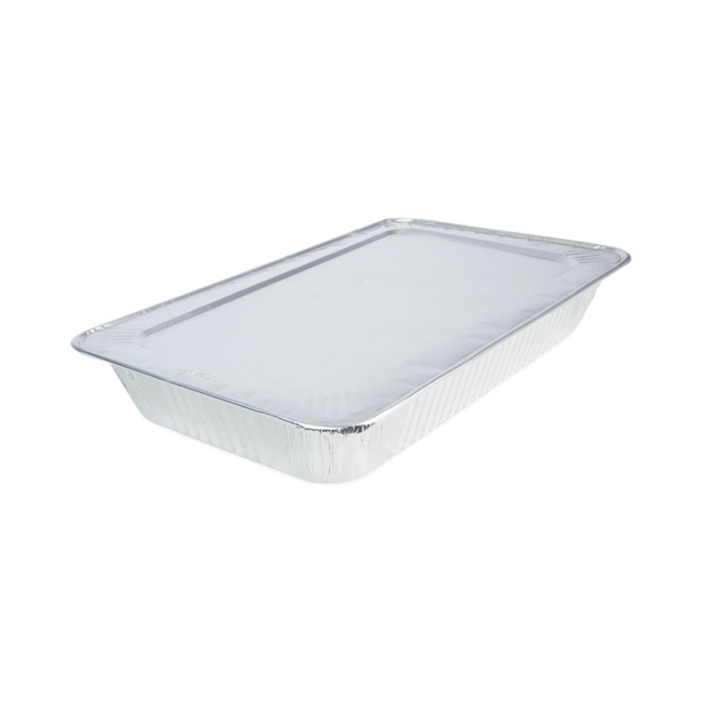 BOARDWALK STEAMFLDP Aluminum Steam Table Pans, Full-Size Deep, 620 Gauge, 3.19" Deep, 12.81 x 20.75, 50/Carton