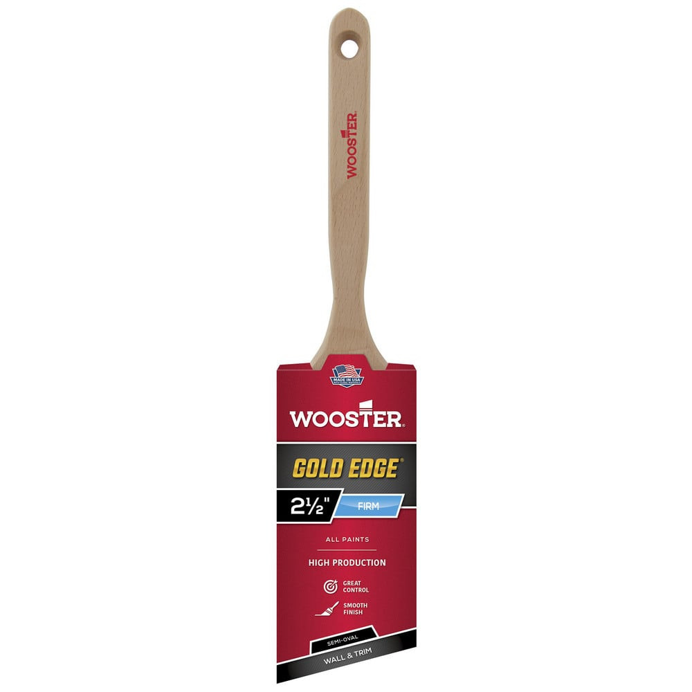 Wooster Brush 5236-2 1/2 Paint Brush: 2-1/2" Wide, Polyester, Synthetic Bristle