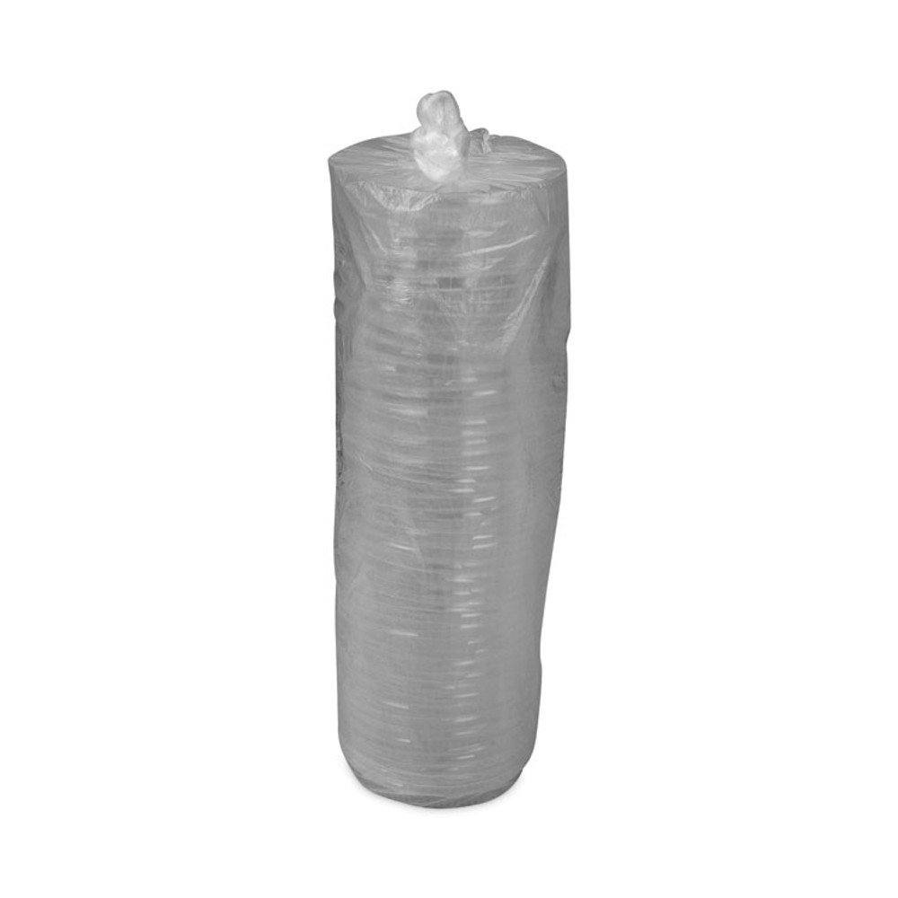 PACTIV EVERGREEN CORPORATION YCI800120000 ClearView Dome-Style Lid with Tabs, Fluted, 8.88 x 8.88 x 0.75, Clear, Plastic, 504/Carton