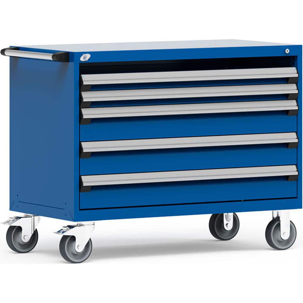 Rousseau Metal R5BHE-3015-055 Steel Tool Roller Cabinet: 5 Drawers