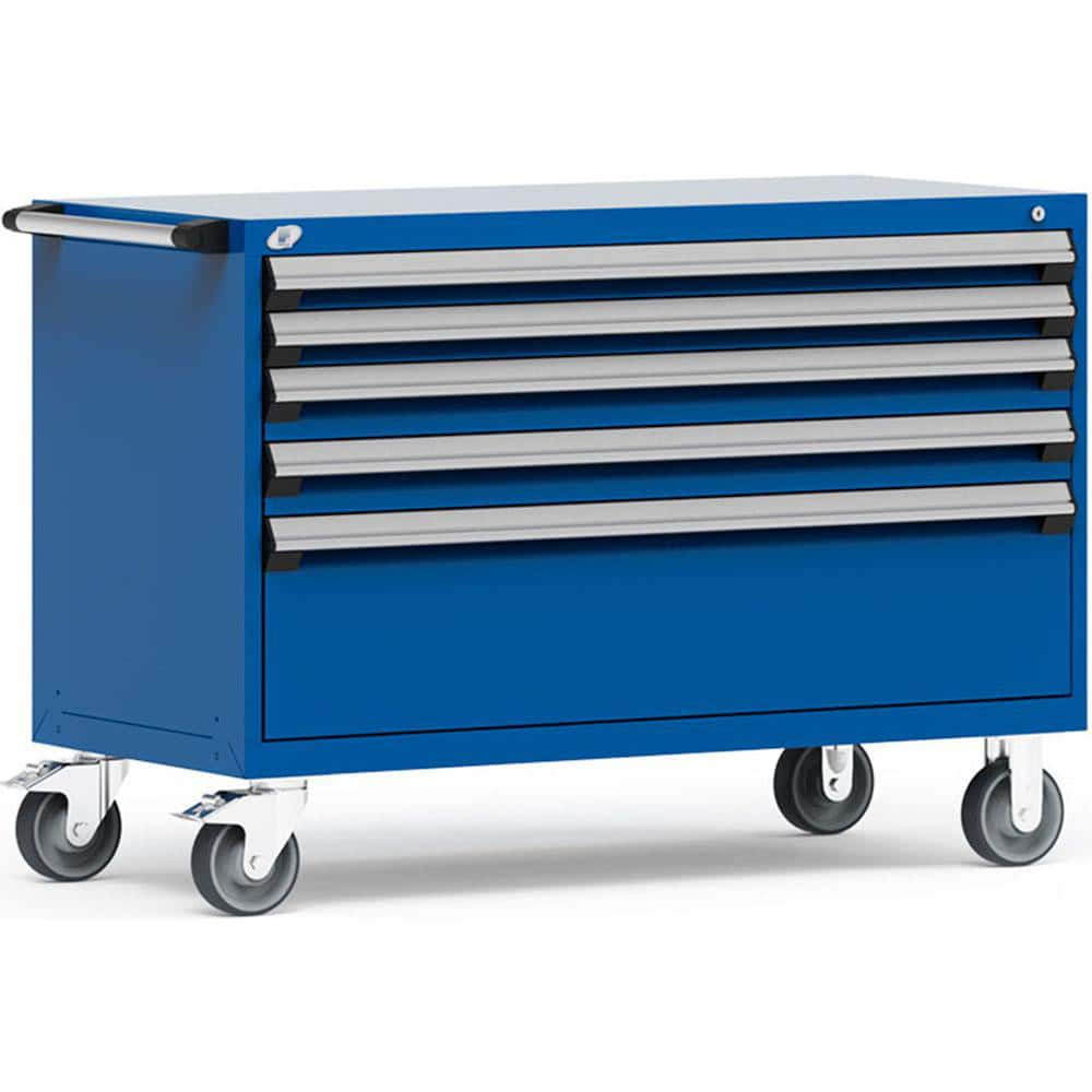 Rousseau Metal R5BJG-3001-055 Steel Tool Roller Cabinet: 5 Drawers