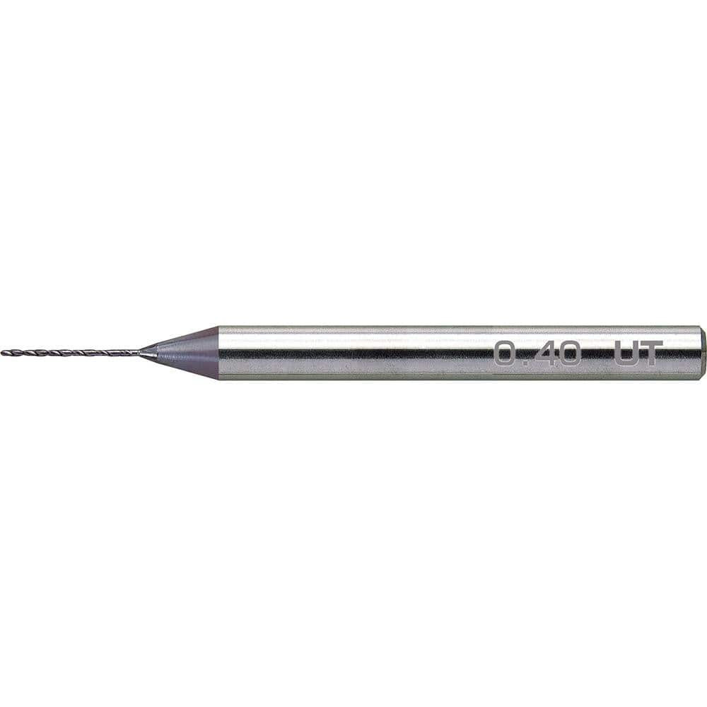 US Union Tool 1370106 Micro Drill Bit: 1.06 mm Dia, 150 ° Point, Solid Carbide