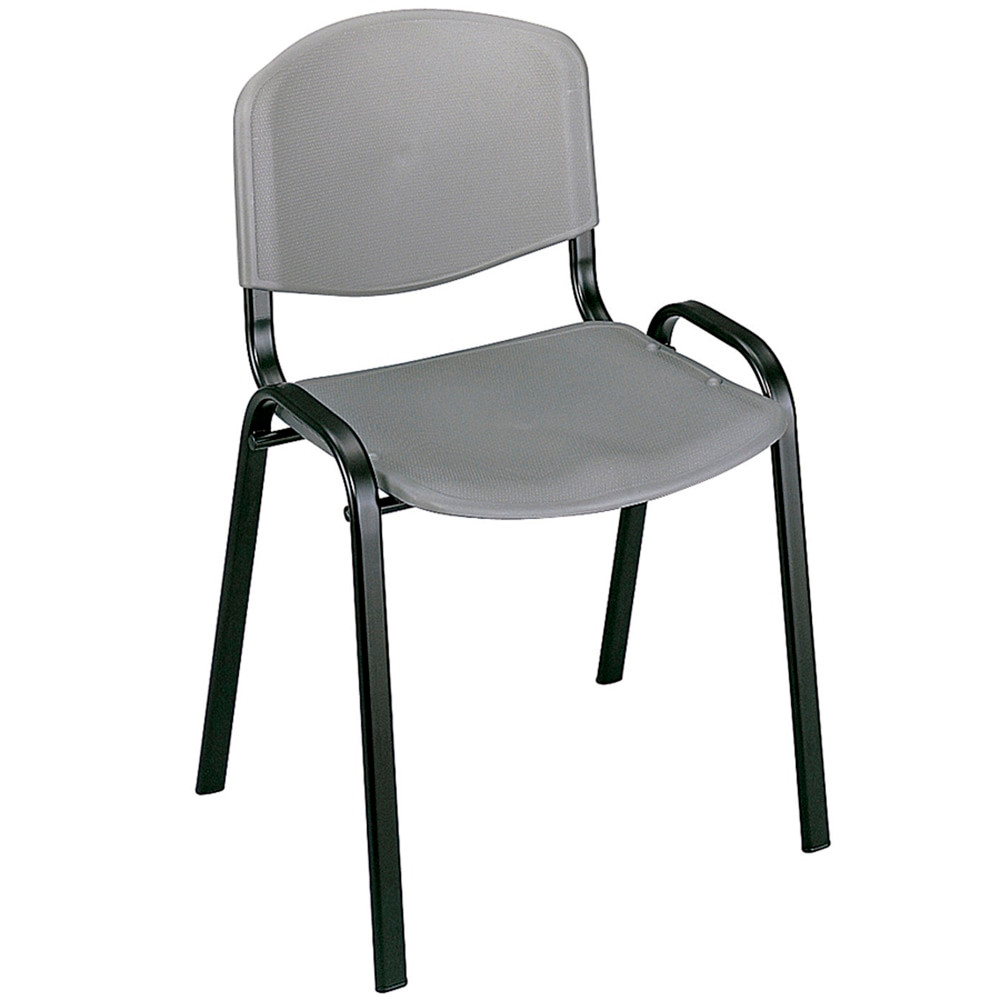 SAFCO PRODUCTS CO 4185CH Safco Stack Chairs, Charcoal, Set Of 4