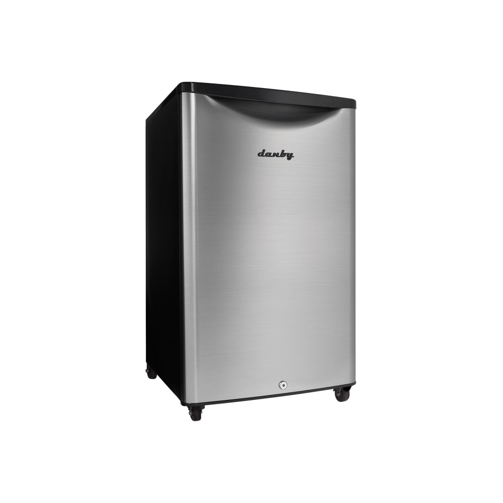 DANBY PRODUCTS LIMITED Danby DAR044A6BSLDBO  Contemporary Classic DAR044A6BSLDBO - Refrigerator - outdoor - width: 20.7 in - depth: 21.3 in - height: 33.1 in - 4.4 cu. ft - spotless steel