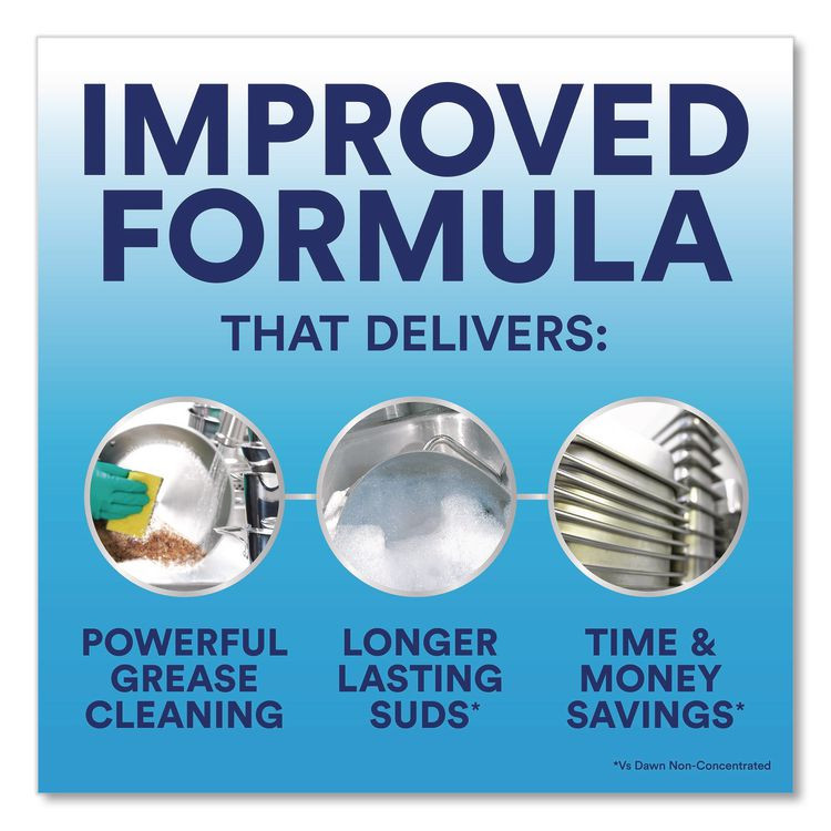 PROCTER & GAMBLE Dawn® Professional 45112CT Manual Pot/Pan Dish Detergent, 38 oz Bottle, 8/Carton