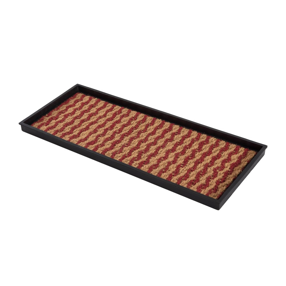 GFH ENTERPRISES INC. Anji Mountain AMB0BT3F-009  3-Pair Rubber Boot Tray, Tan/Red/Black