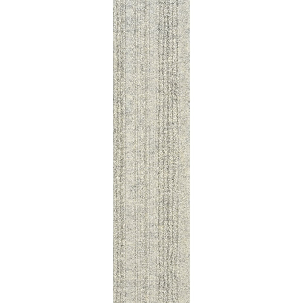 OZITE CORPORATION Foss Floors 7STPP58016TP  Peel & Stick Couture Carpet Planks, 9in x 36in, Oatmeal, Set Of 16 Planks