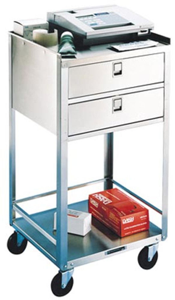 Lakeside Manufacturing, Inc.  358 Stand, 2 Drawers, 2 Shelves, 16¾"W x 18¾"D x 35"H, (4) 3½" Swivel Casters (DROP SHIP ONLY)
