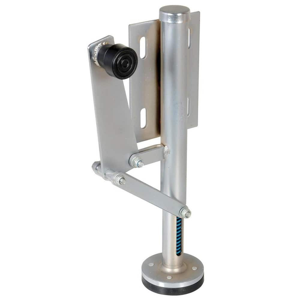 Vestil FL-LK-SMR-R Floor Locks; Retracted Height: 15.469in ; Extended Height: 18in ; Top Plate Size: 4.5 x 6.5 in ; Bolt Hole Spacing: 2-29/32 X 3-1/4 (Inside) in; 2-29/32 X 4-3/4 (Outside) in ; Attaching Bolt Size: 0.38in ; Maximum Height: 18in