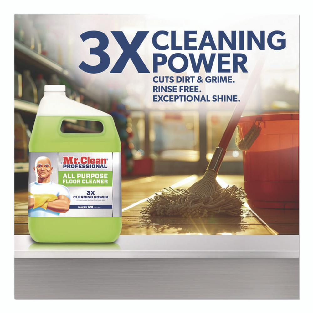 PROCTER & GAMBLE Mr. Clean® 02621EA Finished Floor Cleaner, Lemon Scent, 1 gal Bottle