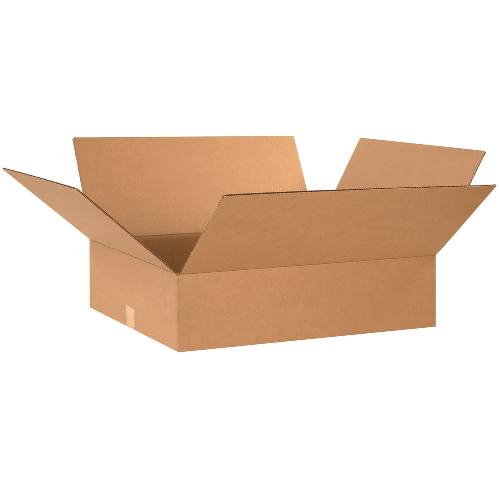 B O X MANAGEMENT, INC. 24206 Partners Brand Flat Corrugated Boxes, 24in x 20in x 6in, Kraft, Pack Of 10