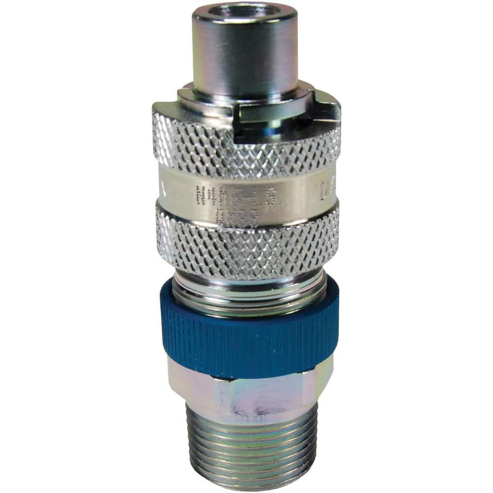 Dixon Valve & Coupling N4M6-LS Pneumatic Hose Fittings & Couplings; Fitting Type: Plug ; Type: Plug ; Interchange Type: Bowes ; Thread Type: NPTF ; Material: Steel ; Thread Standard: Male NPT