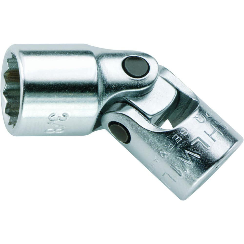 Stahlwille 01541024 Hand Sockets; Socket Type: Flex Socket ; Drive Size: 1/4in (Inch); Socket Size (Inch): 3/8 ; Drive Style: Hex ; Number Of Points: 12 ; Overall Length (Decimal Inch): 1.3400