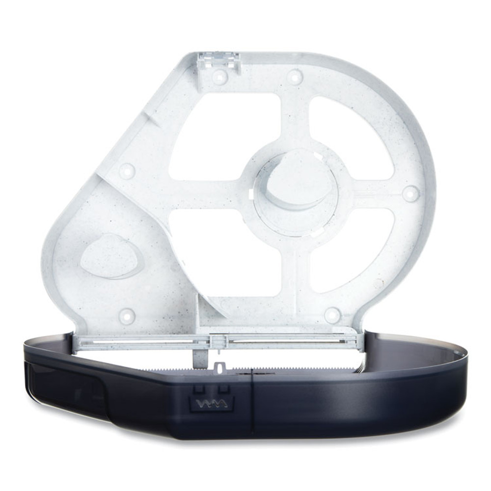 CFS BRANDS San Jamar® R6500TBK Quantum 12"-13" JBT Dispenser, Classic, 22 x 5.88 x 16.5, Transparent Black Pearl