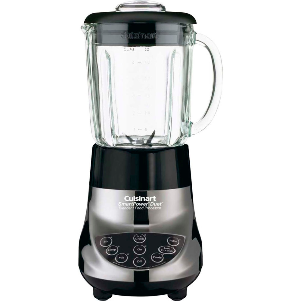 CONAIR CORPORATION Cuisinart BFP-703BC  Smartpower 40 Oz Duet Blender/Food Processor, Brushed Chrome