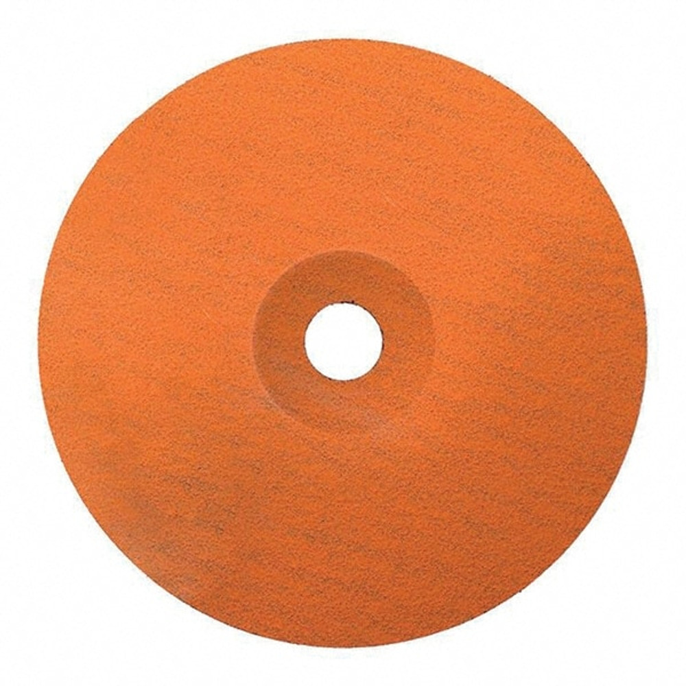 WALTER Surface Technologies 15X702 Fiber Disc: 7" Disc Dia, 7/8" Hole, 24 Grit, Ceramic